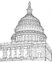 US Capitol dot-to-dot puzzle